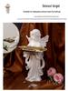 Angel Girl Jewelry Tray Figurine - Creative Resin Sculpture Gift