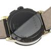 Gucci G Chrono Watches 101.2 blackDial Stainless Steel/Embossed Leather Quartz Chronograph Mens Used