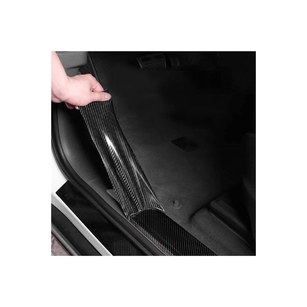 5cmx3 Meters 6d Black Carbon Strip Foil Vehicle Door Pillar Covering Foil - Ragle Gift