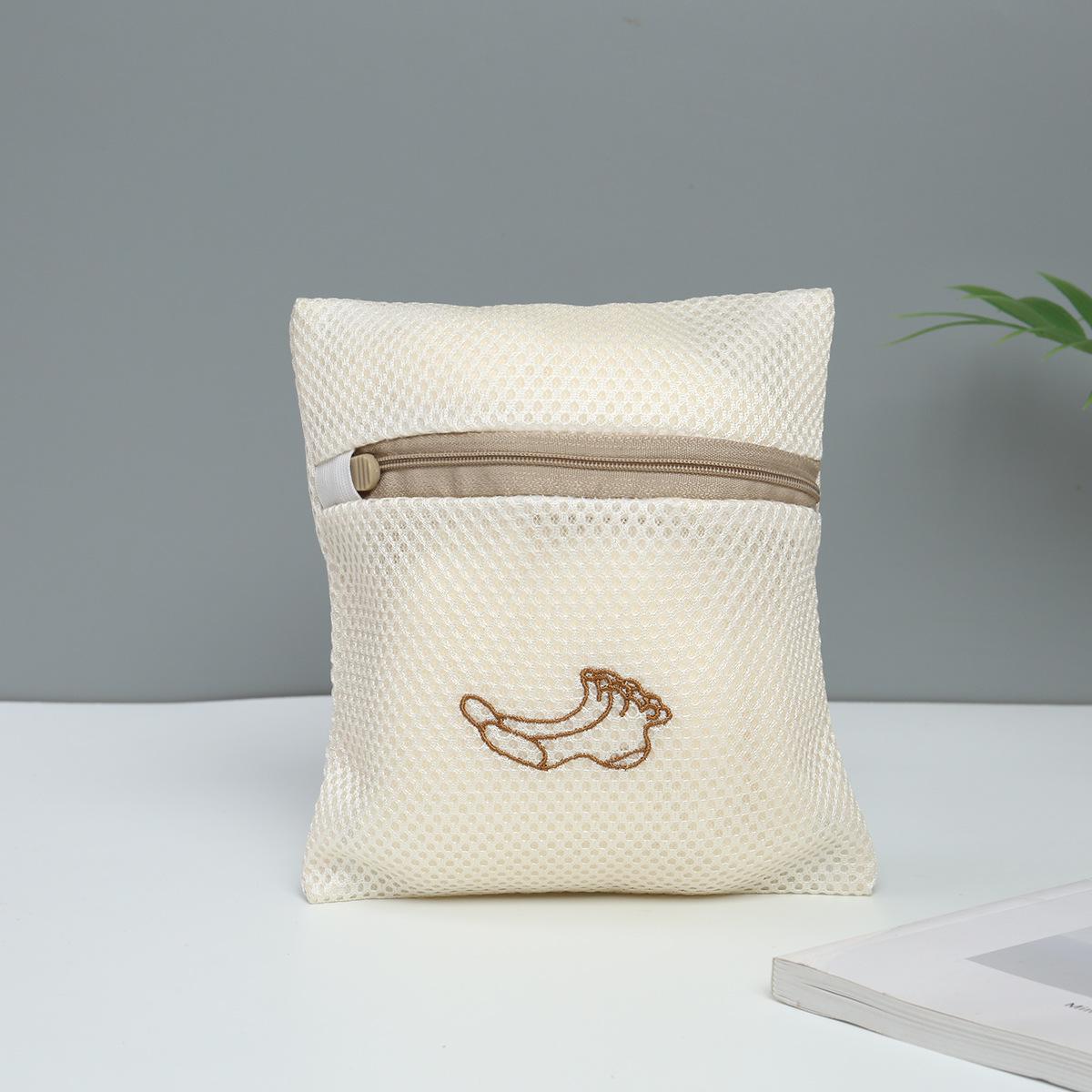 

160g Sandwich Mesh Embroidered Laundry Bag Set for Underwear and Bras