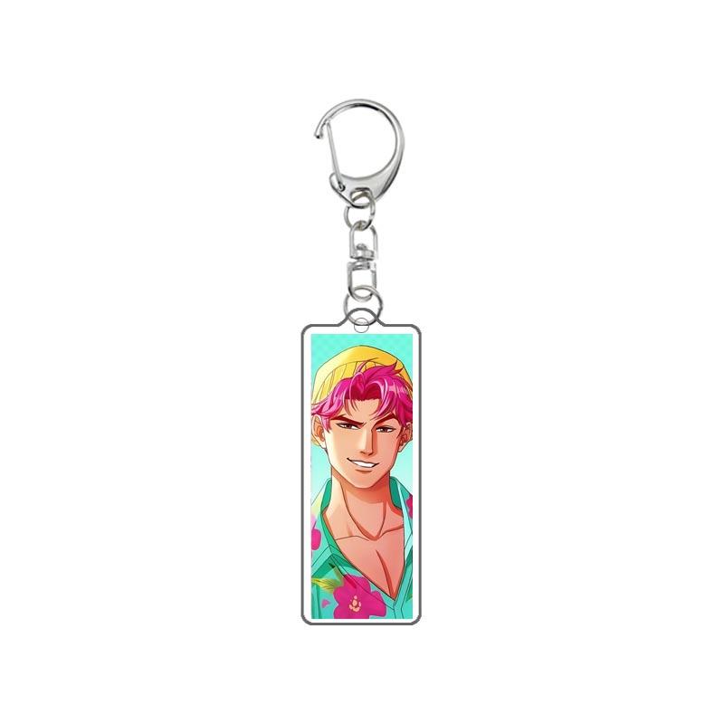 Demon Hunters Huntrix Kpop Saja Boys Acrylic Keychains Jewelry Rumi Zoey Jinu Mira Acrylic Pendant Keyring Decoration Fans Gifts