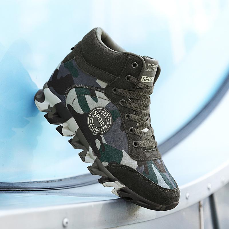 Fashion Camouflage Female Boots Women Casual Sneakers Lace up Autumn Winter Ankle Boots for Women Shoes Big Size 35-42 WSH3422
