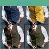 Men's Casual Plaid Vest European And American Style Slim Fit Polyester Fiber Spring And Autumn Season