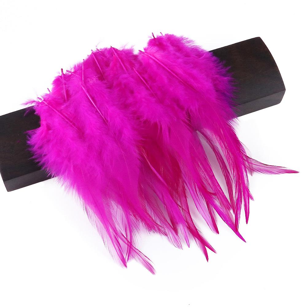 50Pcs High Quality Pheasant Rooster Feather 4-6"/ 10-15Cm Natural Dyed Chicken Plumes for Crafts DIY Jewelry Earring Accessories