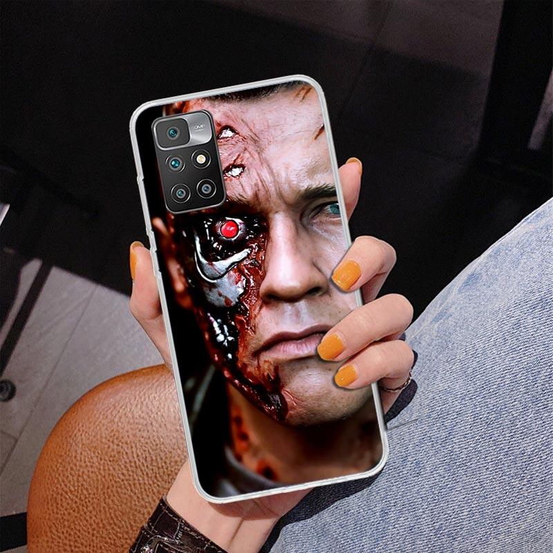 Arnold Schwarzenegger Terminator Phnoe Case for Xiaomi Redmi 12 12C 10 10A 10C 10X 9 9A 9C 9T 8 8A 7 7A 6 6A S2 K20 Pro K40 Uniq