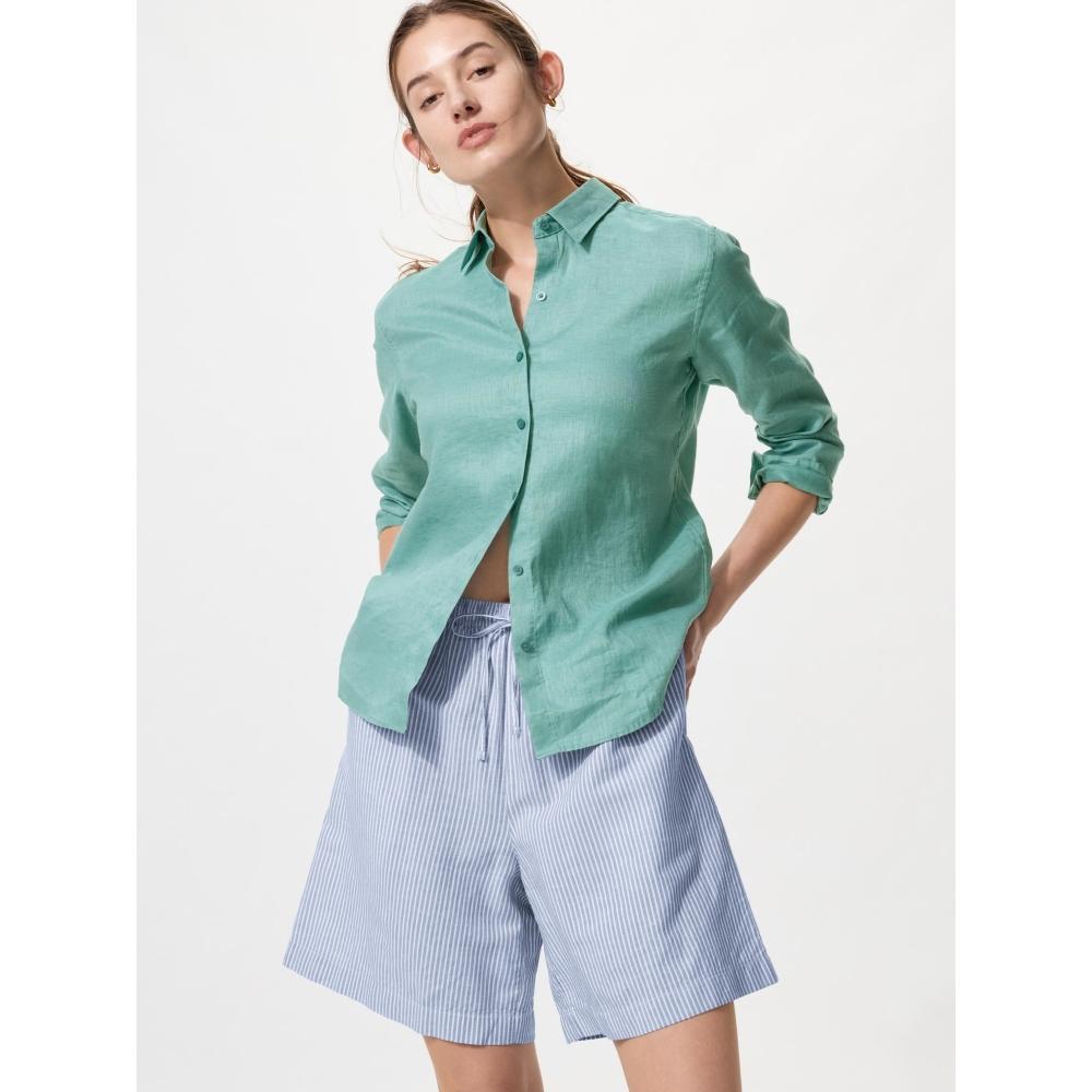 Uniqlo Japan Linen Blend Easy Shorts