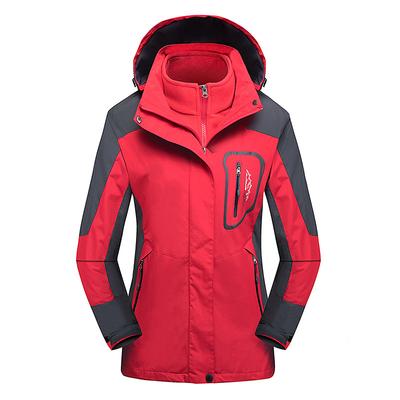 Manteaux d'hiver 3-en-1 pour hommes et femmes Veste de neige Imperméable Coupe-vent Doublure polaire Veste d'hiver Parka