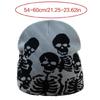 Adult Teens Halloween Jacquard Knitted Hat Winter Warmer Cycling Windproof Hat