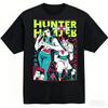 2026 Summer Hunter X Hunter Killua Lightning Sketch Anime Graphic Black Tshirt Unisex Oversized Y2k Streetwear Cotton Tee