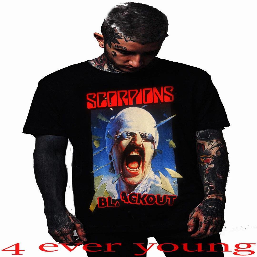 SCORPIONS BLACK OUT CLASSIC ROCK XS