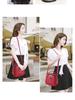 2024 Fashion Women's Small Round Crossbody Bag with Cute Pendant