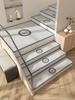 Self-adhesive Stair Mats Step Anti-slip Rugs Stairs Carpets Home Living Room Decor Floor Stair Steps Protection Cover Pad Indoor