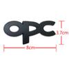 OPC Metal Emblem Badge Car Stickers Styling Front Grille For Mokka Corsa Meriva Zafira Astra J H G Vectra Antara Insignia