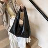 Design Large PU Leather Hobo Underarm Bags Lady Winter Shoulder Bag for Women 2026 New Trend Y2K Handbags and Purses
