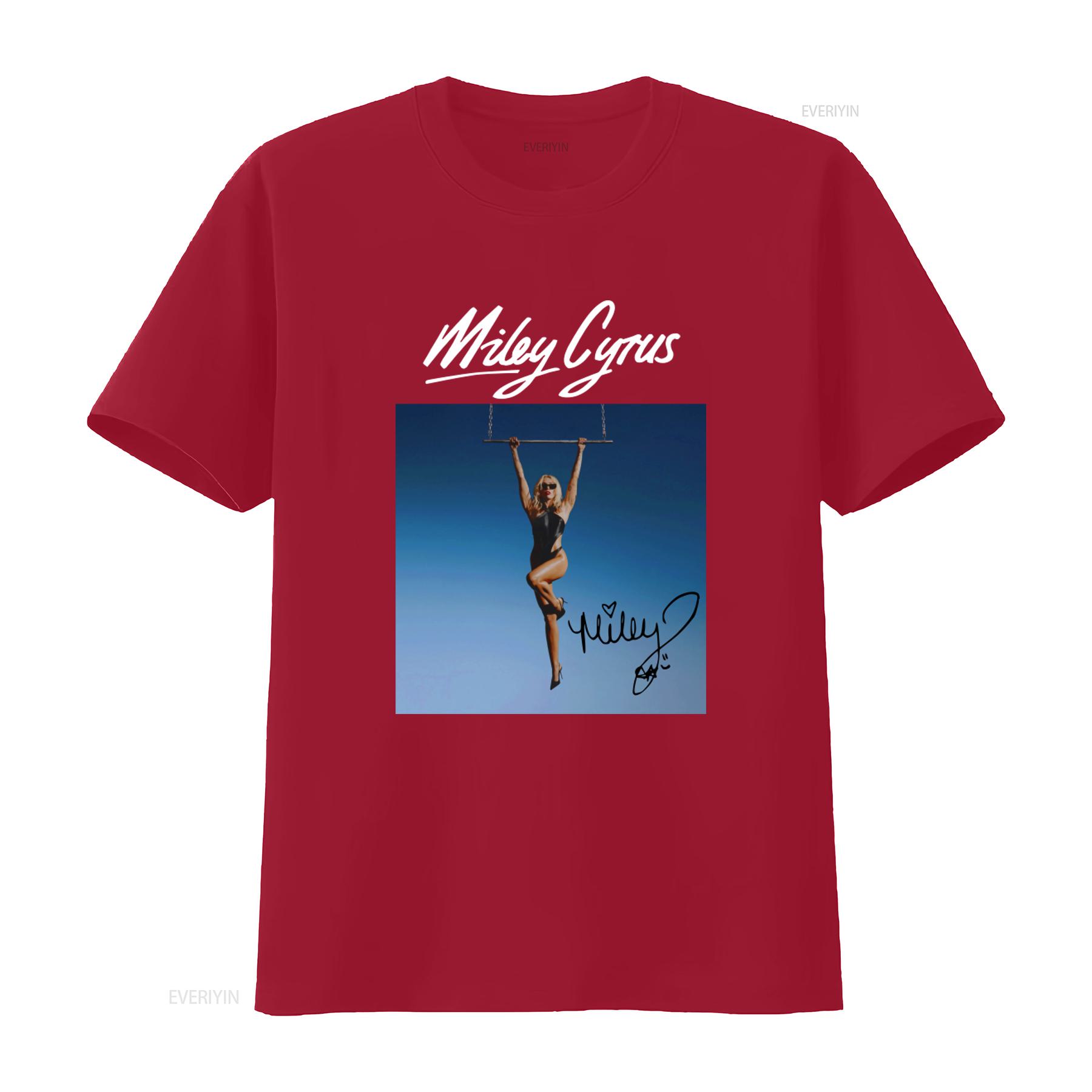 

ENDLESS SUMMER VACATION MILEY CYRUS T shirt Cotton S 4XL FR295 vintage Washed streetwear Top For Everyday Wear Slightly S