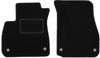 Black Front Floor Mats For: Opel Insignia B Liftback, Sedan, Station Wagon, Sports Tourer (2017-)
