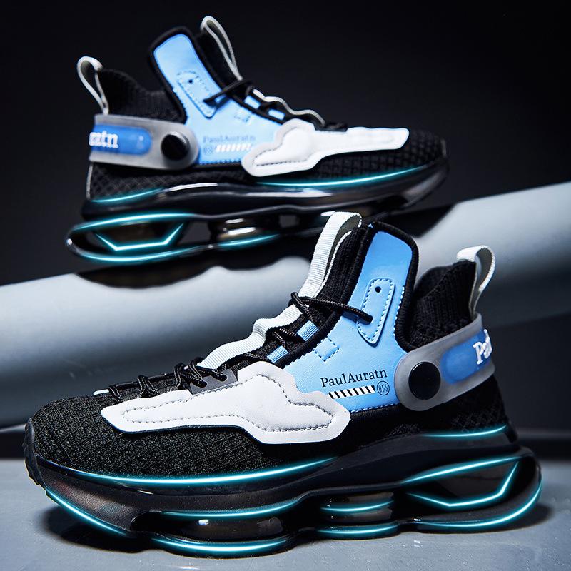 

Модные мужские кроссовки с принтом пламени, спортивная обувь, удобные кроссовки для бега, спортивная обувь для мужчин на открытом воздухе 45 чёрный