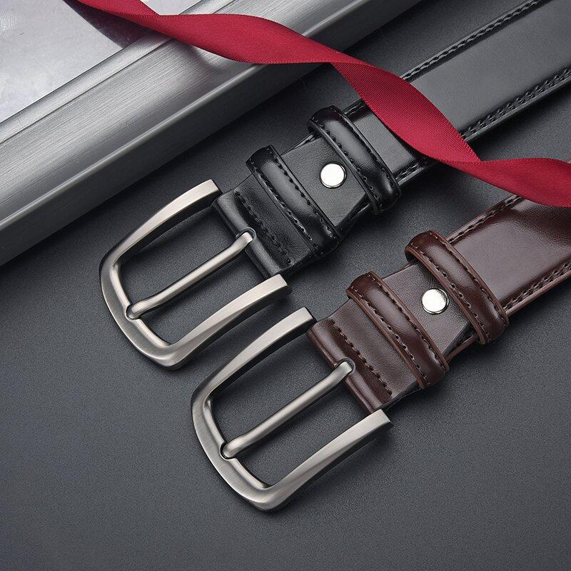 Belt Men'S Leather Premium Jeans Belt Men'S Waist Seal Belt