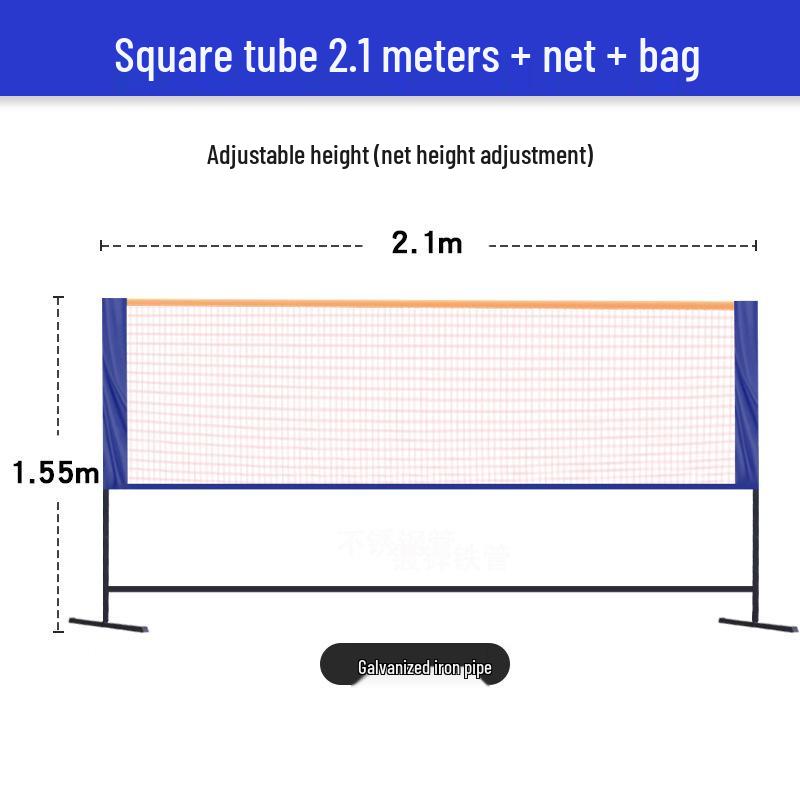 Portable Foldable Badminton Net Frame for Indoor/Outdoor Use