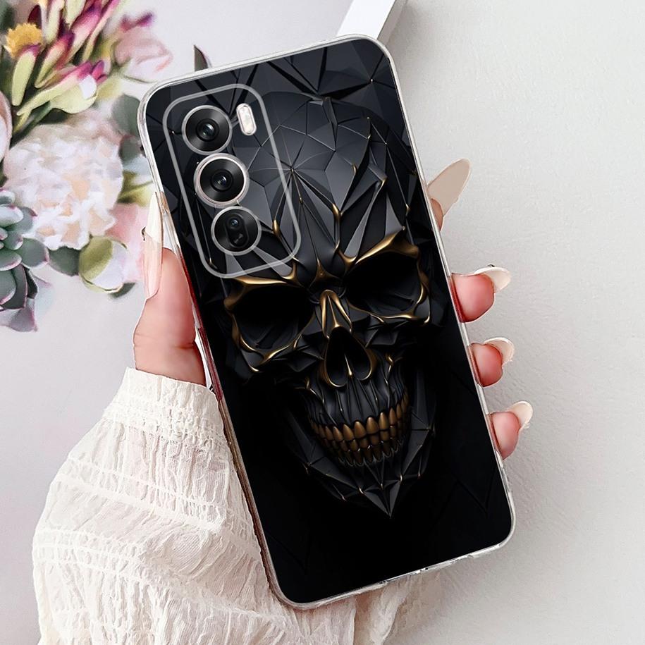 For OPPO Reno12 Pro 5G Case CPH2629 Cover Transparent Silicone Fashion Butterfly Soft Case For Reno 12 CPH2625 Reno 12Pro Fundas