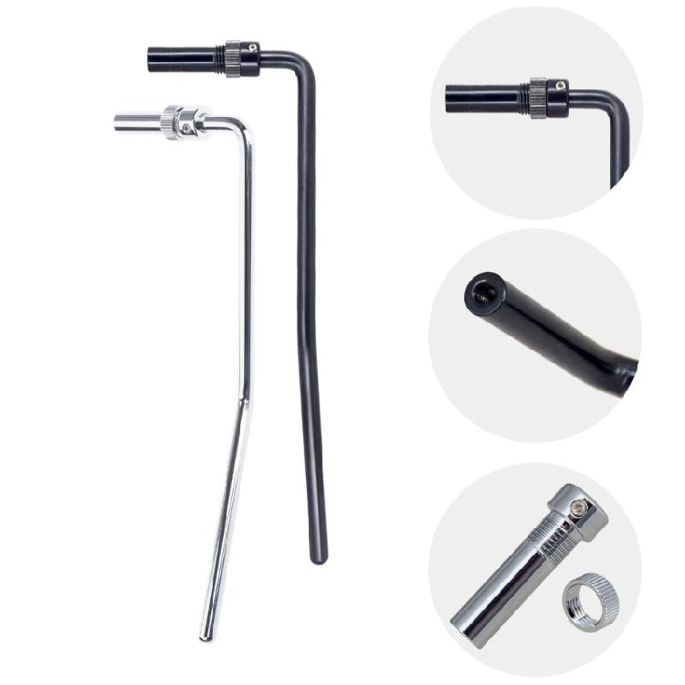 Professioneller 9mm Doppel-Tremolohebel Tremolo Stange Whammy Bar für Tremolosysteme E-Gitarre Zubehör Ersatzteile