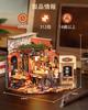 ROBOTIME Miniature House Kit, Dollhouse Kit, DIY Handmade Assembly Model House, Wooden Puzzle, Woodcraft, Interior Decoration, Time-Killing, Relaxing