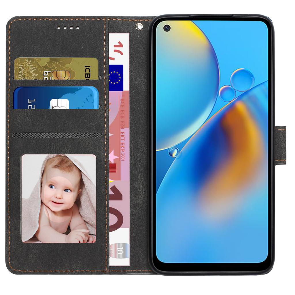 For Oppo A54 4G/A54s/A55/A55 5G/A55s 5G/A16/A16s/A53s 5G/A56 5G Phone Case PU Leather Wallet Stand Cover