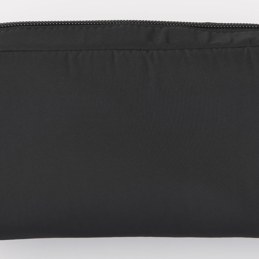 MUJI Polyester Gadget 20cm x 9cm x 6cm NDE16A1S Pouch, Black, Approx. (W) (H) (D),