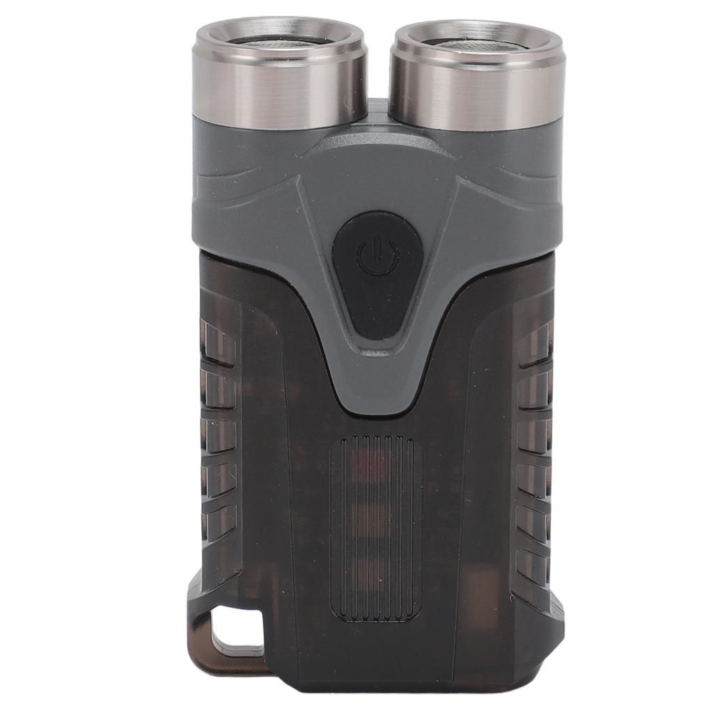 LED Small Powerful EDC Flashlight Mini Keychain Flashlight Outdoor Camping Signal Light Gray