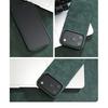 Magnetic Leather Phone Case IPhone 17 Pro 16 15 Full Cover With Suede Finish Strong Built-in Magnet