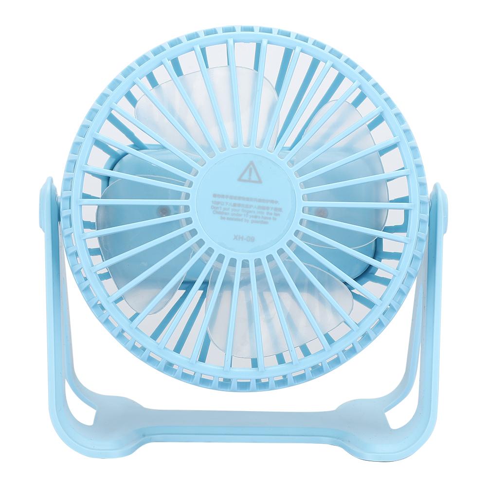 

Настольный вентилятор 3,5 Вт DC 5 В Перезаряжаемый USB Мини Вентилятор с тремя скоростями Портативный для студента(Светло-синий ) светло-синий