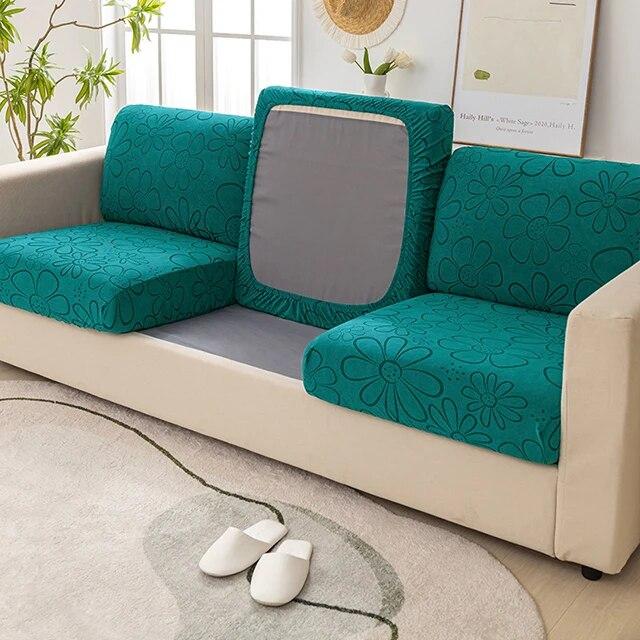 

Жаккардовый чехол на подушку для дивана для гостиной, эластичный чехол с солнечным цветком, толстое кресло, чехол для дивана, угловая защита для мебели Normal Size (S)-1pc