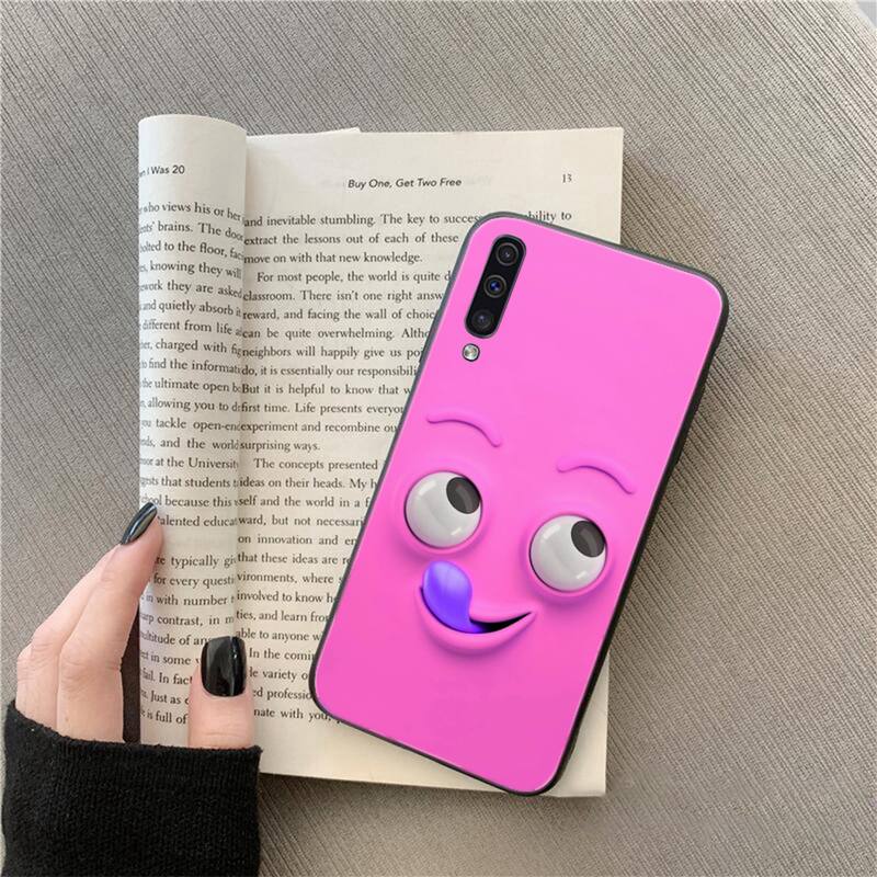 Art Funny Faces Phone Case For Samsung Galaxy A7 A50  51 A70  80 A40 A20 A30 A8 A6 A8 Plus A9 A71