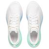 Li Ning Super Light 21 Cushioning Slip Resistant Abrasion Resistant Breathable Low top Running Shoes Women's White Blue ARBU002-9