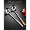 Stainless Steel Chef's Stir-Fry Ladle