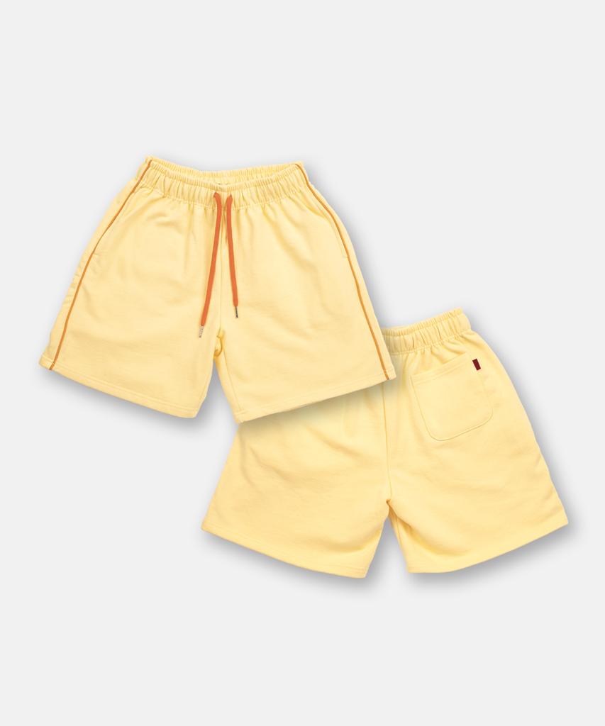 Eogeulo Soft Piping Half Pants Soft Yellow