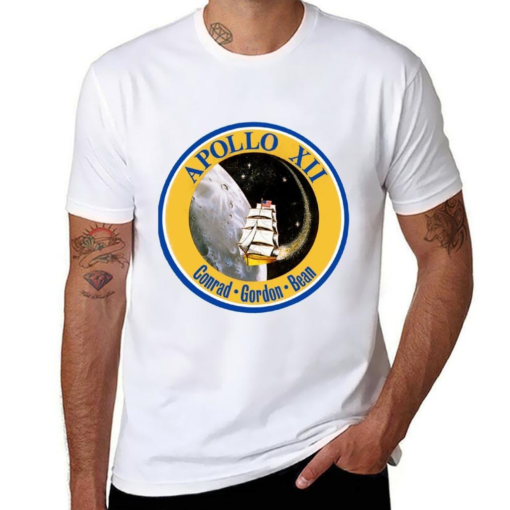Apollo 12 Mission Logo TShirt Lightweight Running Sports TShirt