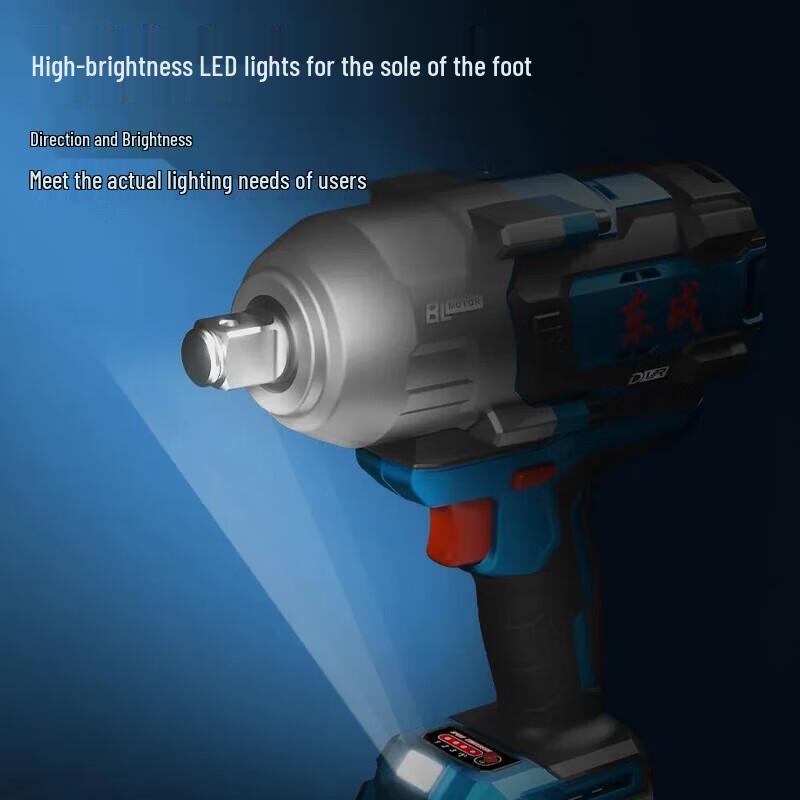 Dongcheng 20V Brushless Cordless High Torque Impact Wrench CN plug (adapter included)