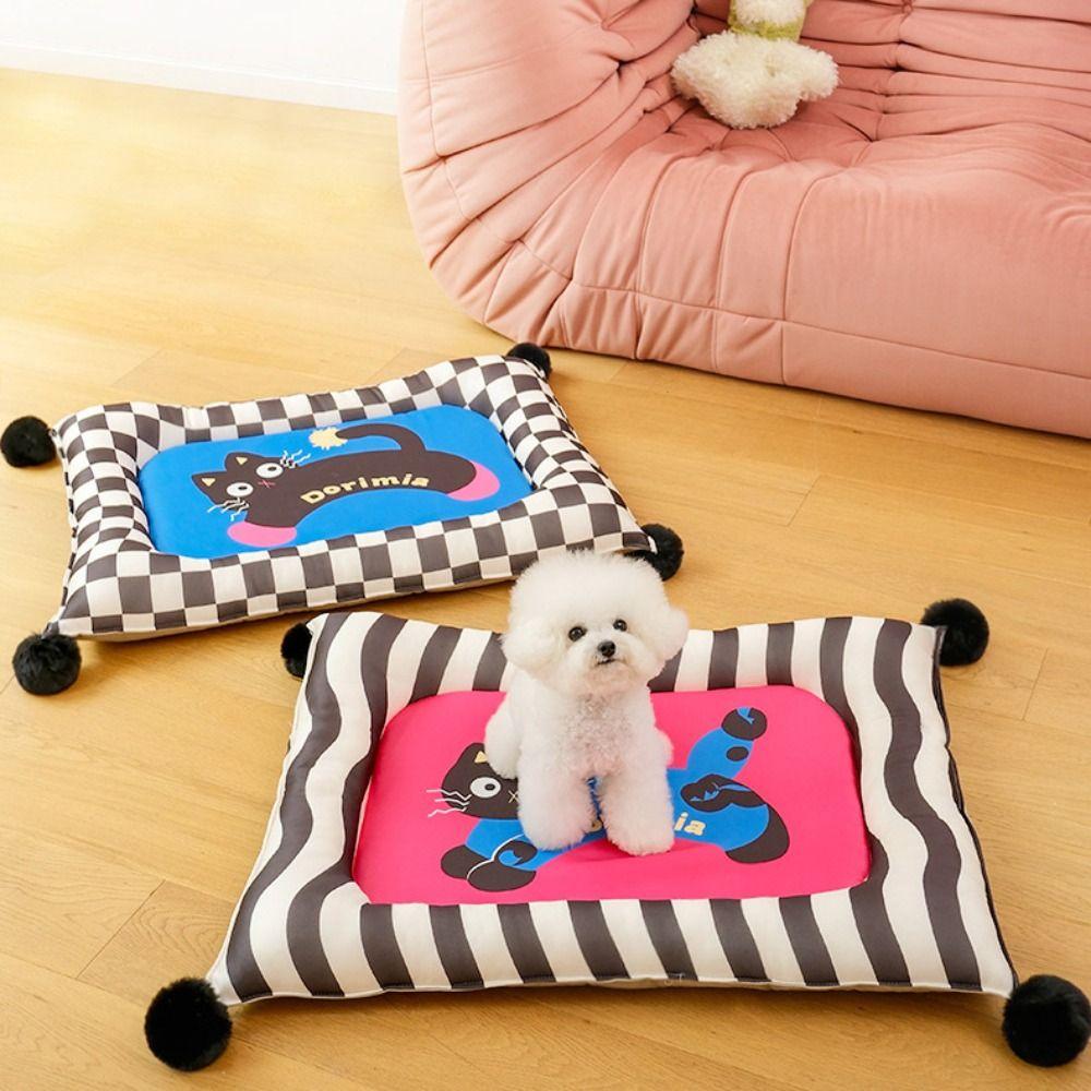 Breathable Pet Double-Sided Sleeping Mat Dopamine Cat House Mat Dog Sleep Nest  for Cats and Dogs