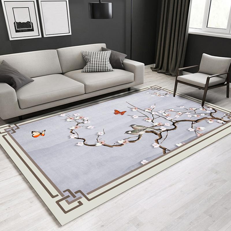 Chinese Series Carpet Living Room Bedroom Home Carpet Floor Mat Rectangular Carpet Bedroom Bedside Blanket