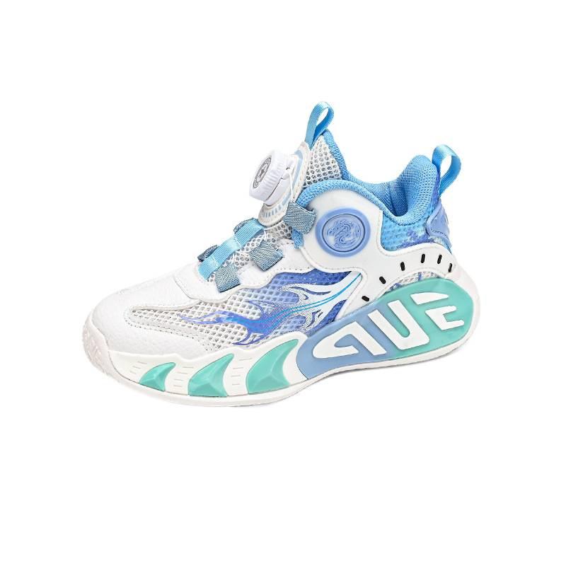 Children's Sports Shoes Boys' Shoes 2025 New Running Single Net Basketball Shoes Breathable Medium and Large Children's Boys Non-slip