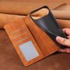 FORWENW For iPhone Air Wallet Case Magnetic Absorption Leather Flip Phone Cover with Stand