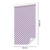 Checkerboard Wallpaper in Purple, White, Light Gray and Lavender 50x1000
