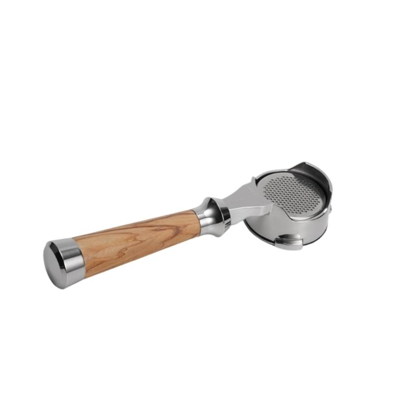 Removable Bottomless Portafilter for Coffee Maker Stainless Steel Ergonomic Coffee Handle Espresso Machine Accessories