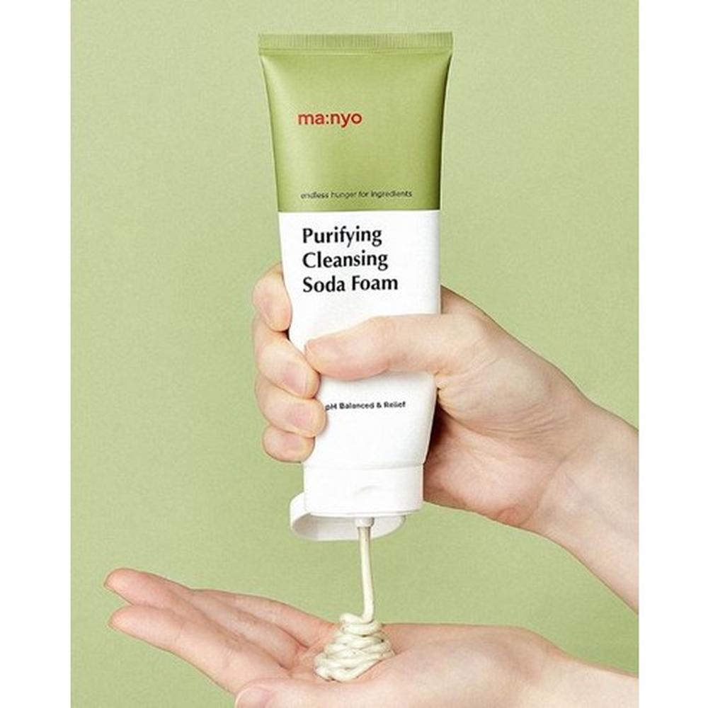 Manyo Factory Purifying Cleansing Soda Foam 150ml – Deep Pore Cleansing & Sebum Control, Korean