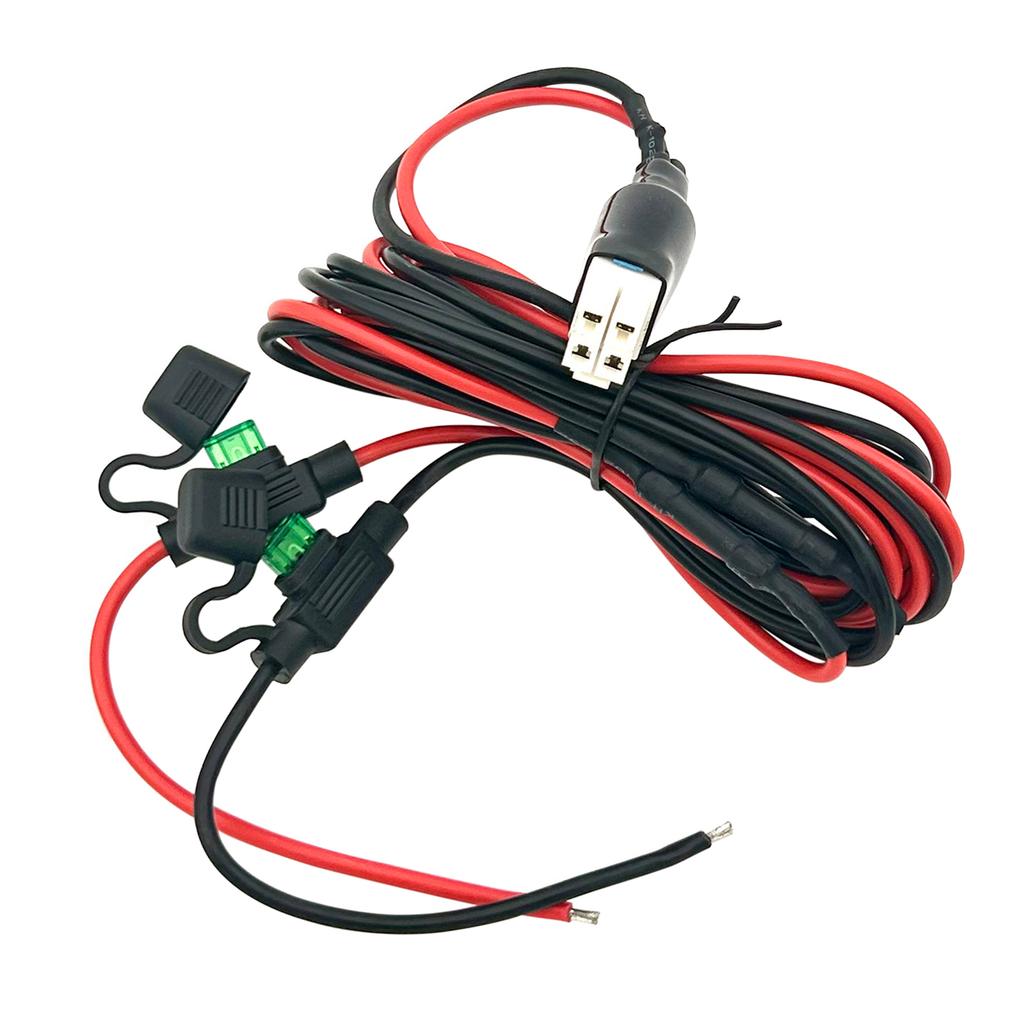 4 Pin 12AWG DC Power Cord Cable with 30A DC Power Cable for Yaesu Radio FT-450D FT-891 FT-991 FTDX-1200