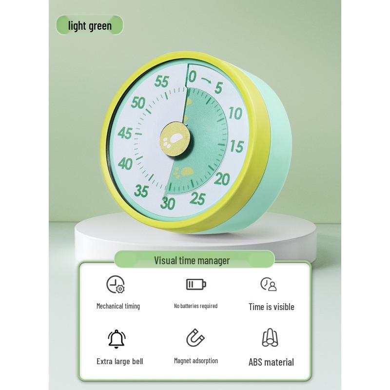 Magnetic Mechanical Timer for Kids: Self-Discipline Kitchen Countdown Reminder