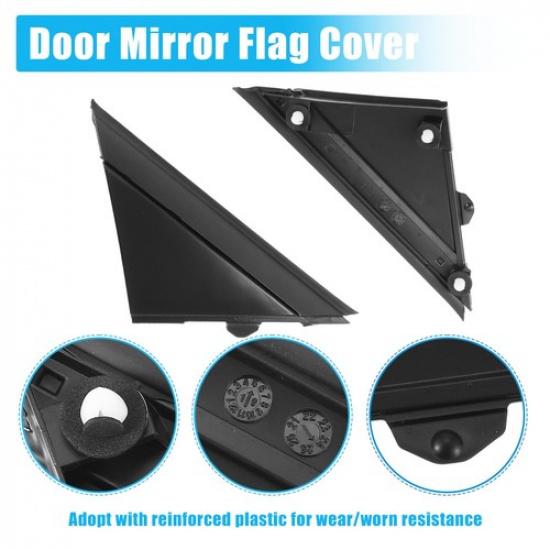 Rear Right Door Side Mirror Flag Triangle Cover Single  for Fiat 500 12-19