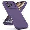 Hülle für iPhone 18 Pro Max, Ultra Slim Silikon Schutz Hülle Kratzfest Stoßfest Dunkelviolett