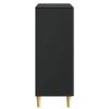Sideboard Black 66 x 34.5 x 90 cm Particleboard